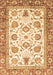 Abstract Brown Modern Rug, abs3101brn