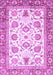 Machine Washable Abstract Purple Modern Area Rugs, wshabs3101pur