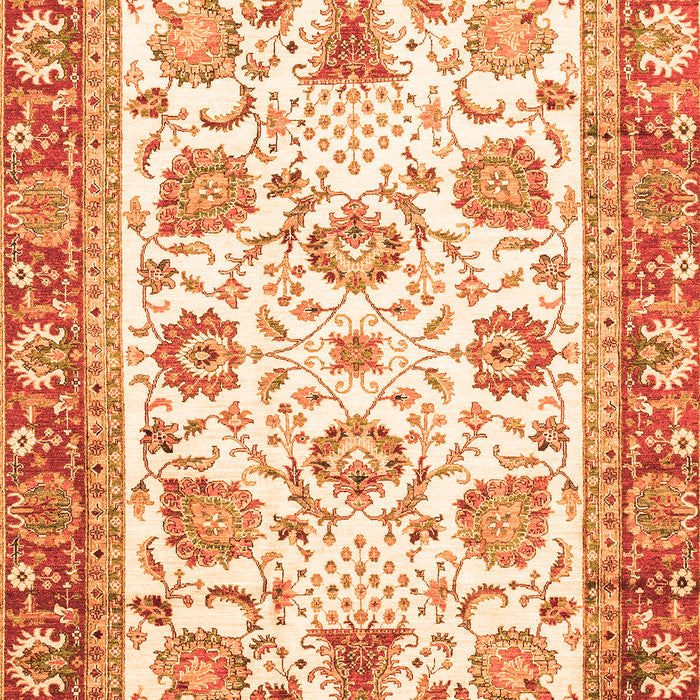 Abstract Orange Modern Rug, abs3101org