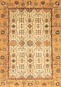 Abstract Brown Modern Rug, abs3102brn