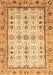 Abstract Brown Modern Rug, abs3102brn