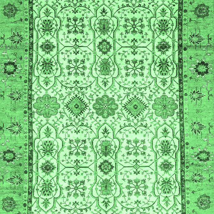 Abstract Emerald Green Modern Rug, abs3102emgrn