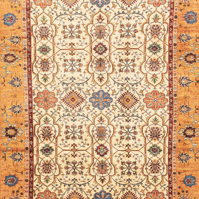 Abstract Chocolate Brown Modern Rug, abs3102