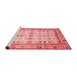 Modern Red Washable Rugs