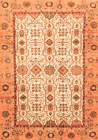 Abstract Orange Modern Rug, abs3102org