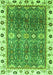 Oriental Green Traditional Rug, abs3103grn