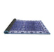 Sideview of Oriental Blue Traditional Rug, abs3103blu