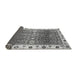 Sideview of Oriental Gray Traditional Rug, abs3103gry