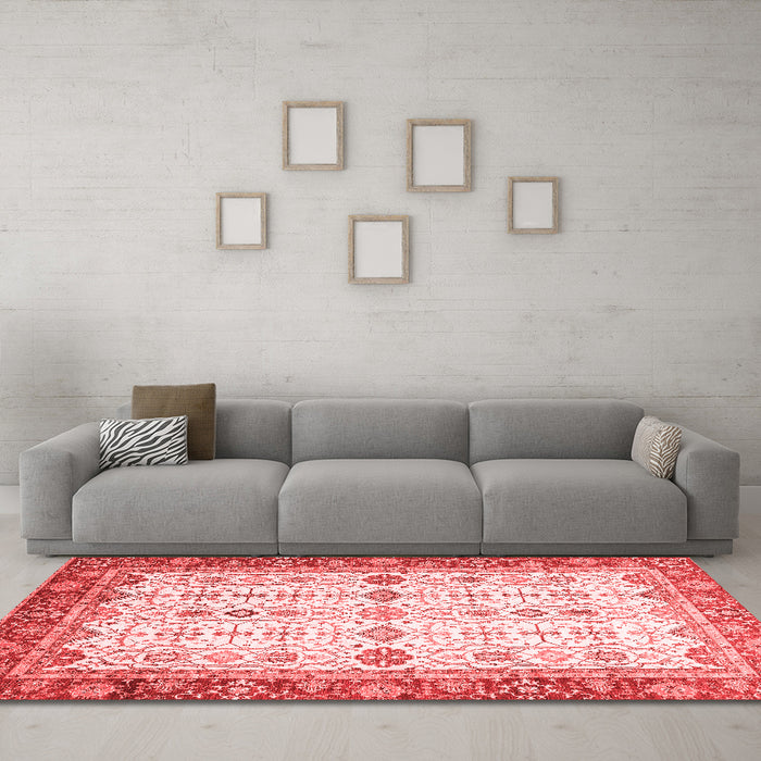 Traditional Red Washable Rugs