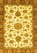 Oriental Yellow Traditional Rug, abs3105yw