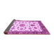 Sideview of Oriental Purple Traditional Rug, abs3105pur