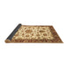 Sideview of Oriental Brown Traditional Rug, abs3105brn