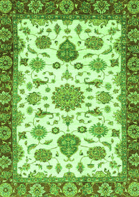 Oriental Green Traditional Rug, abs3105grn