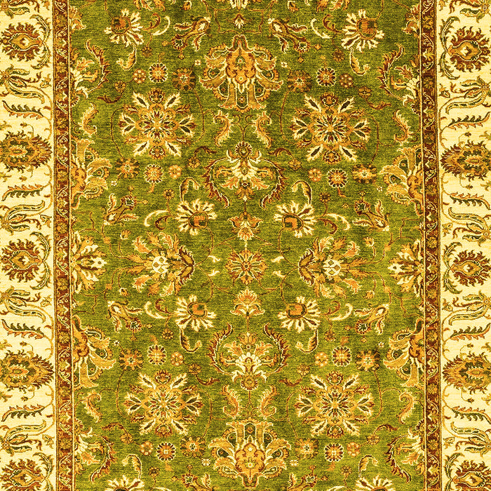 Abstract Yellow Modern Rug, abs3106yw