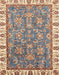 Abstract Tan Brown Modern Rug, abs3106