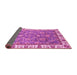 Sideview of Abstract Pink Modern Rug, abs3106pnk