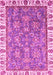 Machine Washable Abstract Pink Modern Rug, wshabs3106pnk