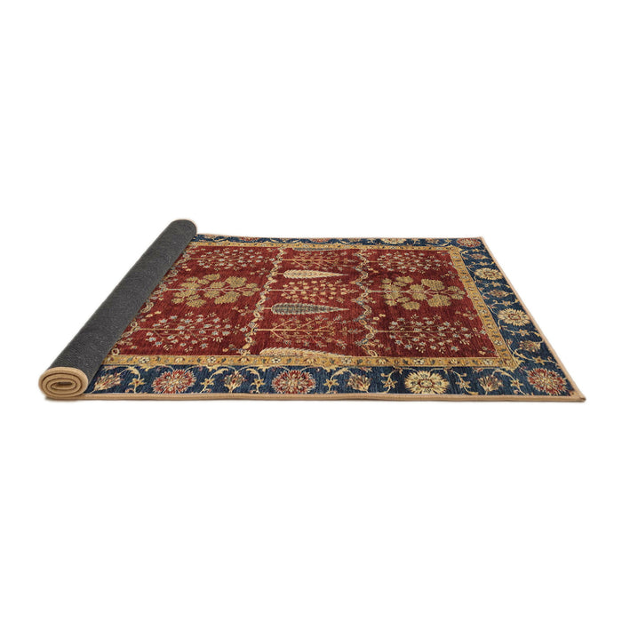 Sideview of Abstract Red Oriental Rug, abs3107