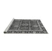 Sideview of Machine Washable Oriental Gray Traditional Rug, wshabs3107gry