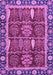 Machine Washable Oriental Purple Traditional Area Rugs, wshabs3107pur