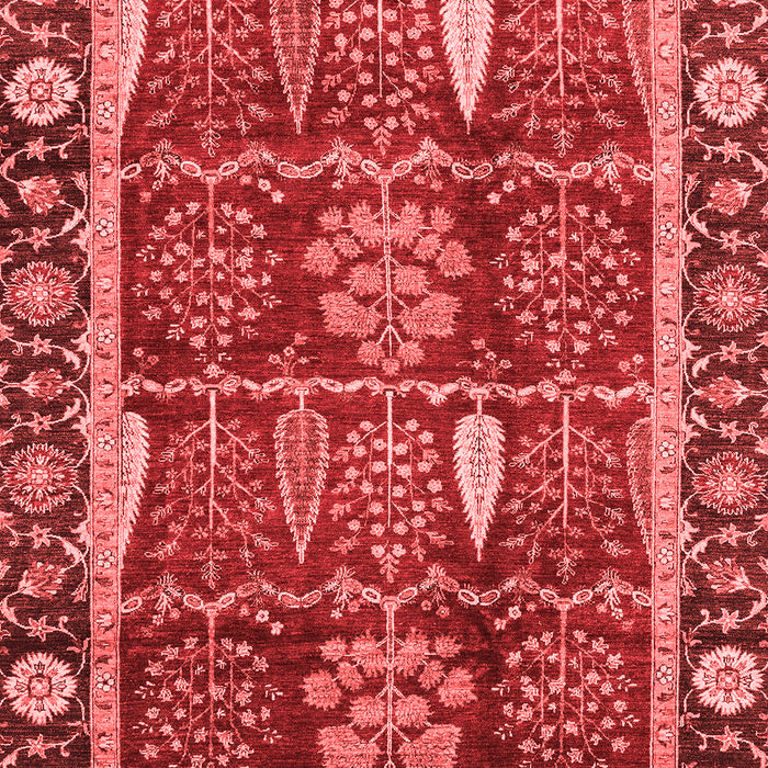 Oriental Red Traditional Area Rugs
