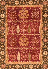 Oriental Orange Traditional Rug, abs3107org