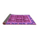 Sideview of Oriental Purple Traditional Rug, abs3107pur