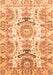 Machine Washable Abstract Orange Modern Area Rugs, wshabs3108org