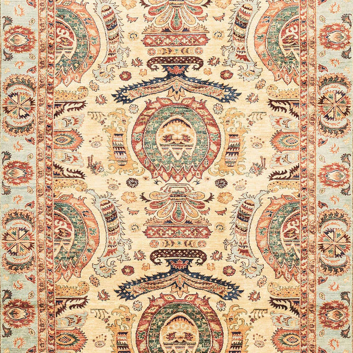 Machine Washable Abstract Chocolate Brown Rug, wshabs3108