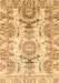 Machine Washable Abstract Brown Modern Rug, wshabs3108brn