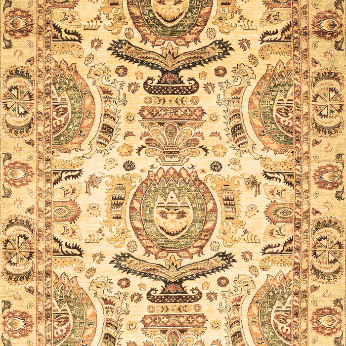 Machine Washable Abstract Brown Modern Rug, wshabs3108brn