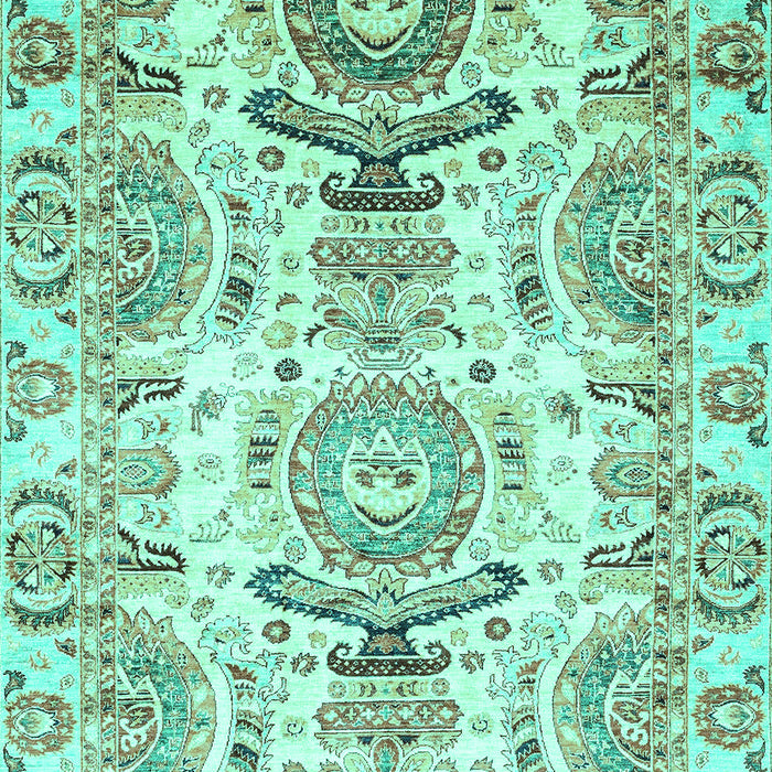 Abstract Turquoise Modern Rug, abs3108turq