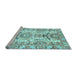 Sideview of Machine Washable Abstract Light Blue Modern Rug, wshabs3108lblu