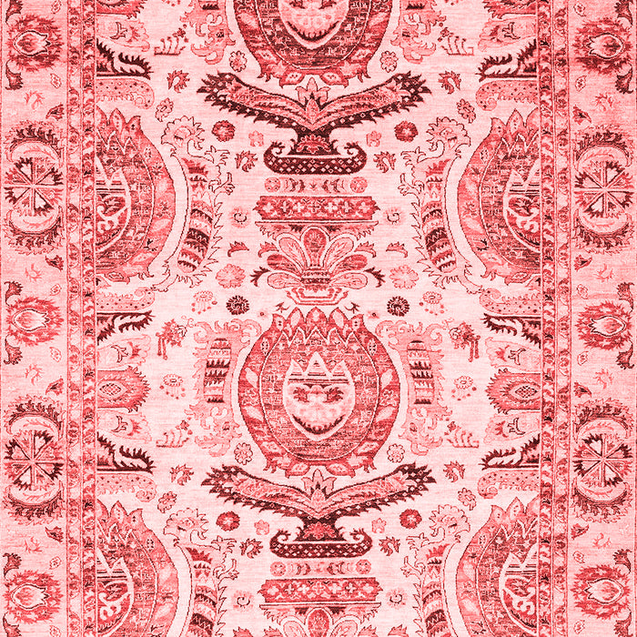 Machine Washable Abstract Red Modern Rug, wshabs3108red