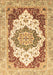 Machine Washable Abstract Brown Modern Rug, wshabs3109brn