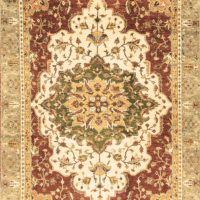 Abstract Brown Modern Rug, abs3109brn
