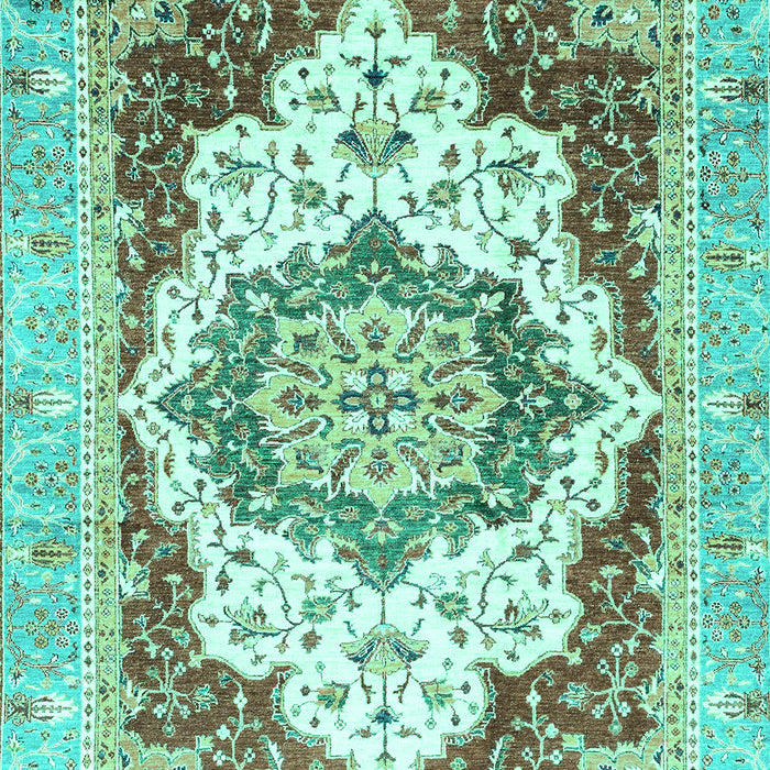 Abstract Turquoise Modern Rug, abs3109turq