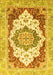 Abstract Yellow Modern Rug, abs3109yw