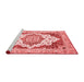 Modern Red Washable Rugs