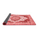 Abstract Red Modern Area Rugs