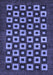 Checkered Blue Modern Rug, abs310blu