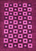 Checkered Pink Modern Rug, abs310pnk