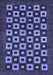 Machine Washable Checkered Blue Modern Rug, wshabs310blu