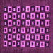 Square Machine Washable Checkered Purple Modern Area Rugs, wshabs310pur