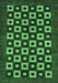 Checkered Emerald Green Modern Rug, abs310emgrn