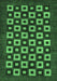Machine Washable Checkered Emerald Green Modern Area Rugs, wshabs310emgrn