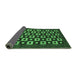 Sideview of Checkered Emerald Green Modern Rug, abs310emgrn