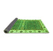 Sideview of Oriental Green Traditional Rug, abs3110grn