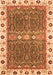 Oriental Orange Traditional Rug, abs3110org