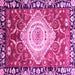 Square Persian Pink Traditional Rug, abs3111pnk